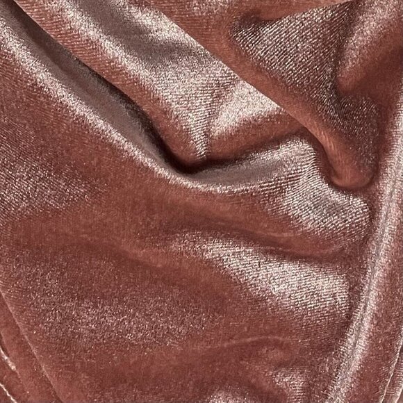 Meaneor Womens Top Size Small V-Neck Cross Faux Wrap Ruched Waist Long Sleeves - Picture 4 of 7